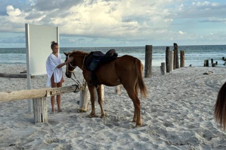 Jazda konna na plaży w Salalah